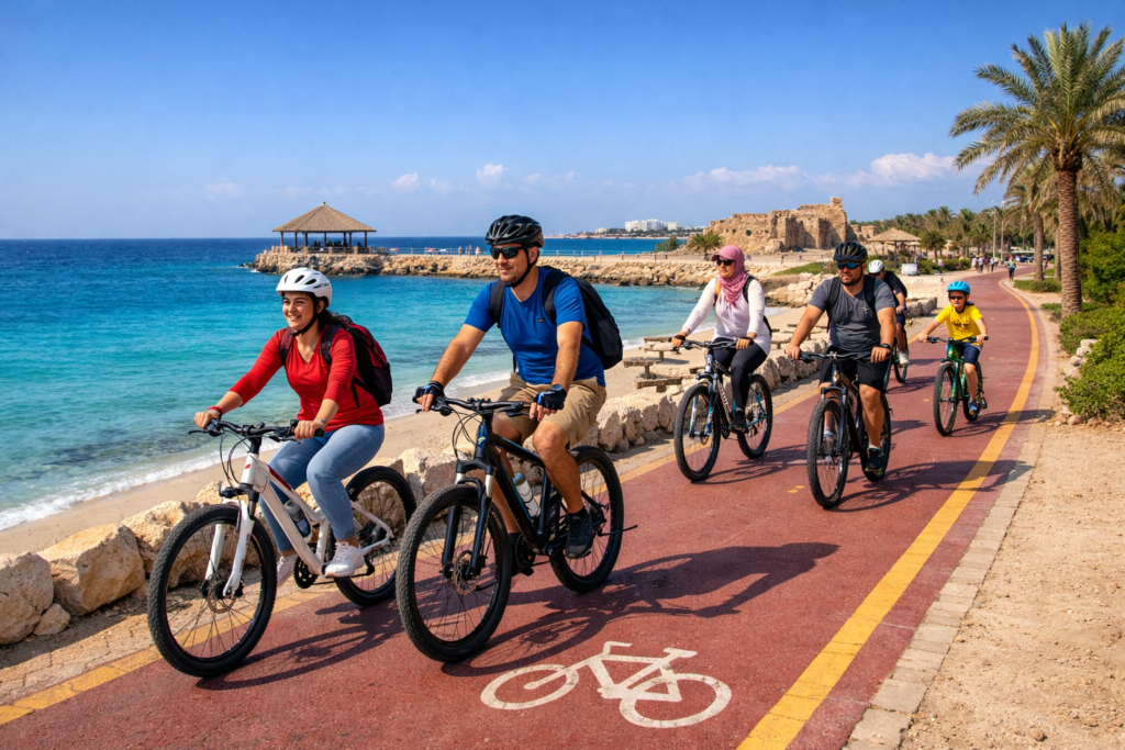 دوچرخه سواری در کیش