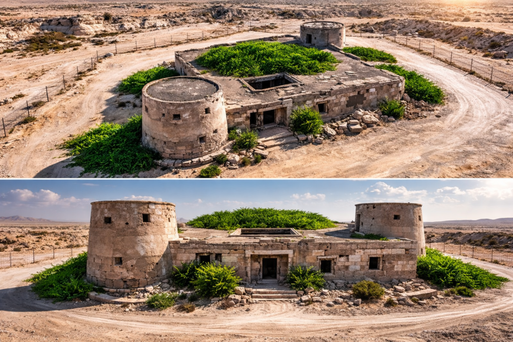 ساعت بازدید قلعه جنی کیش